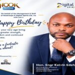 HAPPY BIRTHDAY TO OUR DISTINGUISHED BOSS.